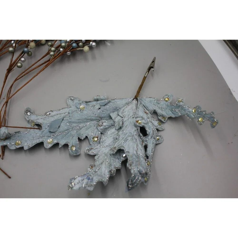 18 Pcs Branches, Flowers, Stems Huge Ornament Lot Vintage-Inspired At Home Magic